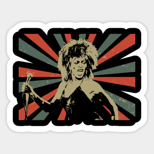 Tina Turner || Vintage Art Design || Exclusive Art Sticker